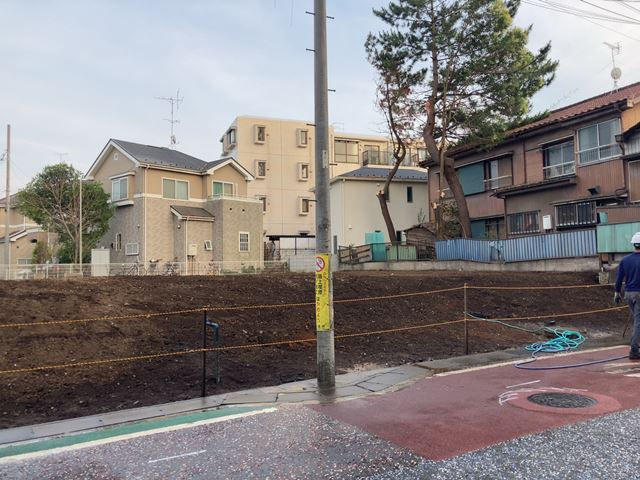 神奈川県川崎市高津区末長の木造2階建て家屋2棟解体工事後の様子です。